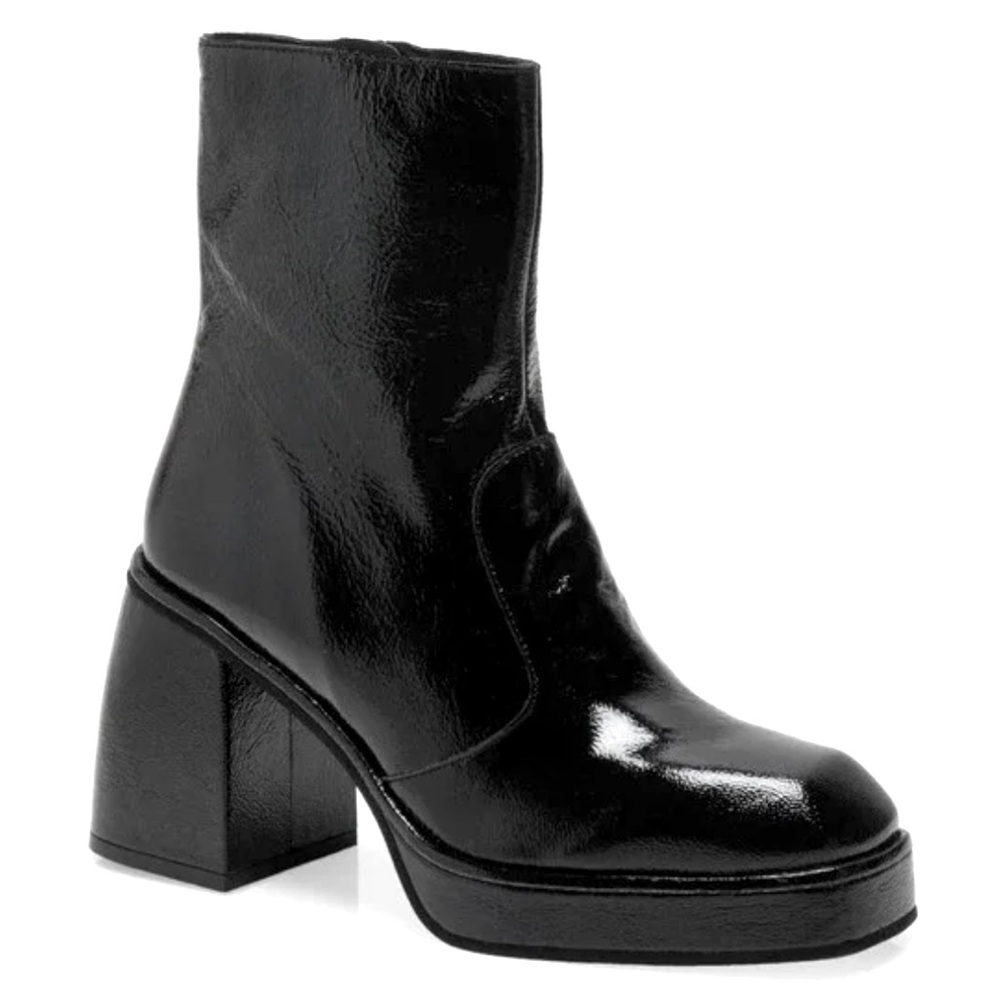 EUC!! Free People Patent Leather Ruby Shine Platform Boots